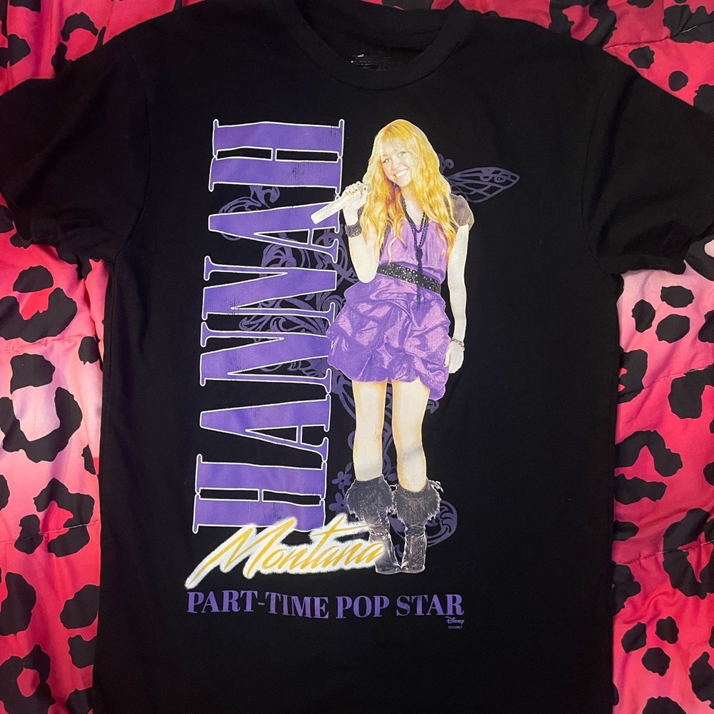 Black and Purple Graphic Tee